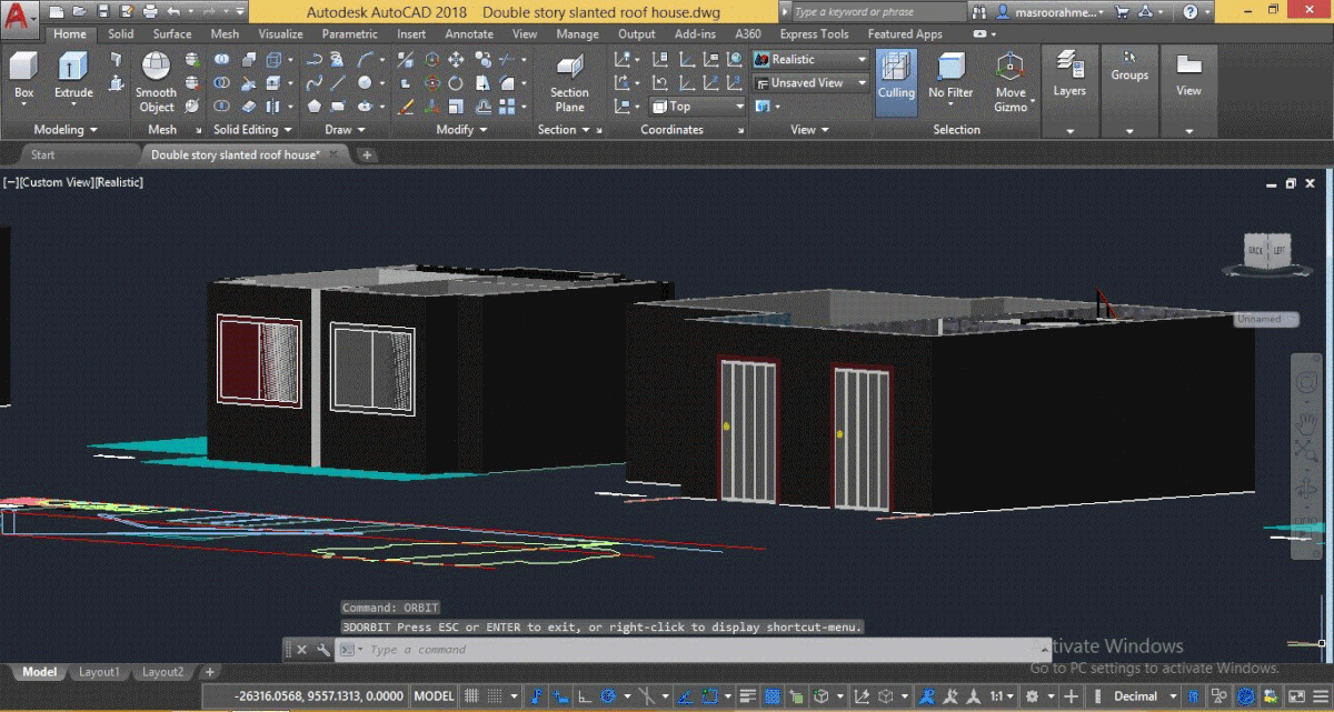 Exemplo de projeto AutoCAD 3D