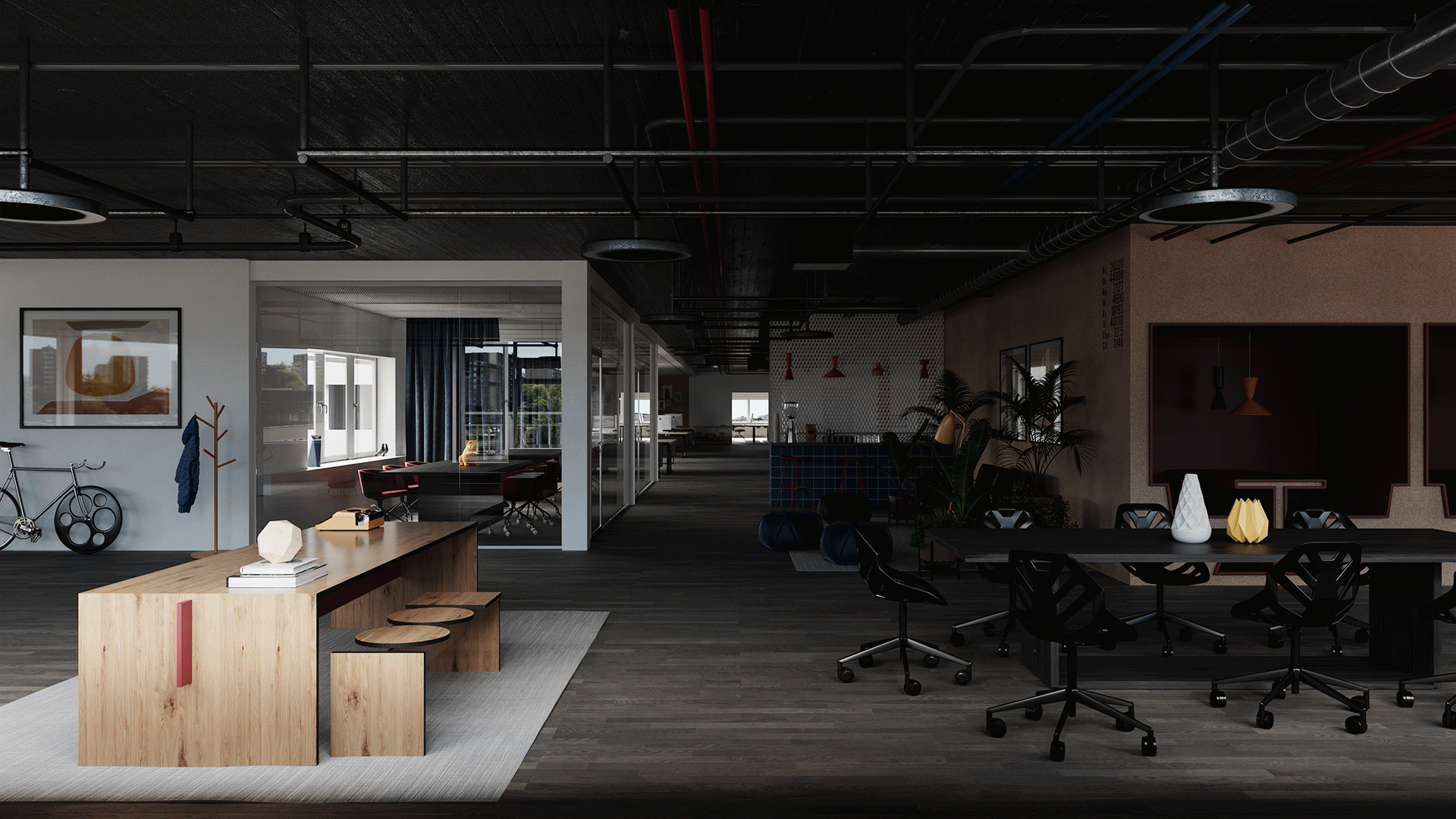 Exemplo de render de interiores