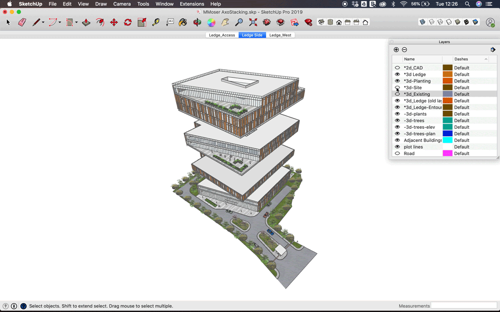 Exemplo de projeto SketchUp